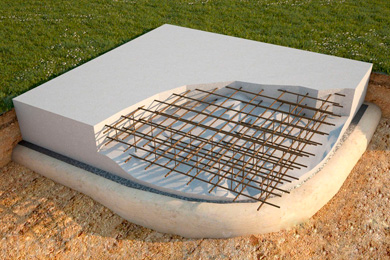 Монолитная плита